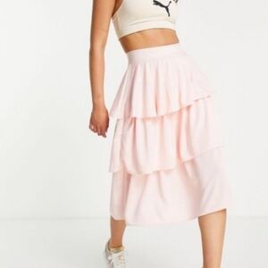 Puma Layered Pink Skirt New